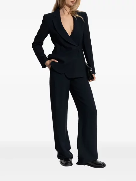 Pantaloni Emporio Armani albastru