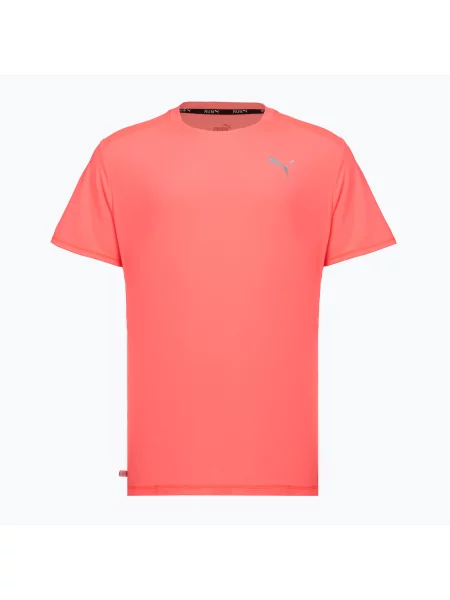 Tricou de alergare pentru bărbați PUMA Run Cloudspun SS Tee Pink/Silver roz