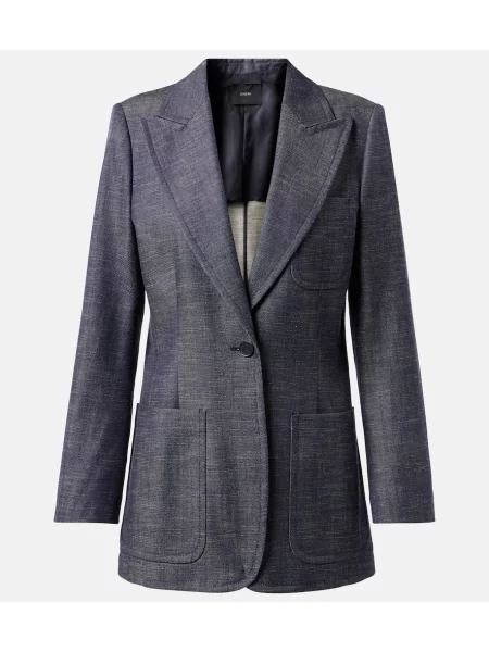 Sacou Joseph de lână albastru