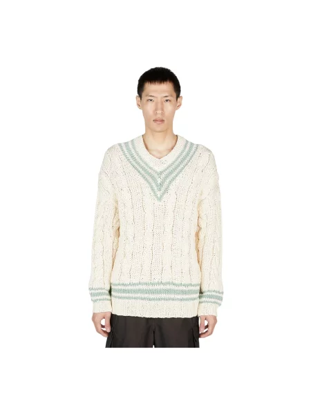 Dzianinowy sweter Visvim biały
