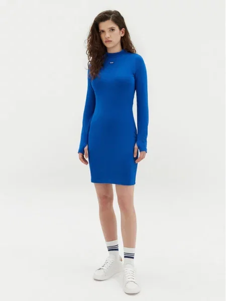 Vsakodnevna obleka HUGO modra