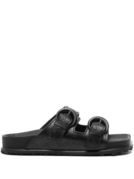 Papuci Marine Serre din piele negru