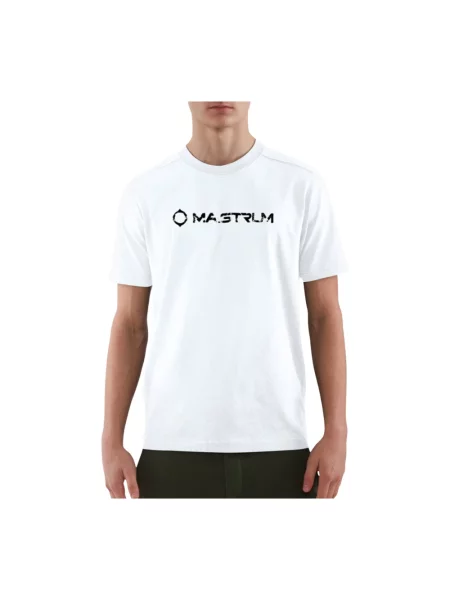 Koszulka Ma.strum z logo biała