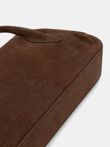 Замшева сумочка Yuzefi OYSTER коричневий