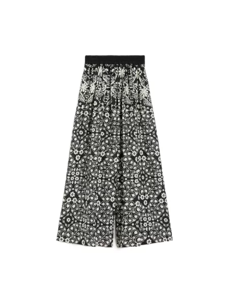 Weekend Max Mara spodnie wide leg czarne