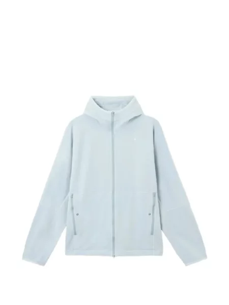Hanorac cu glugă Stone Island cu strasuri albastru