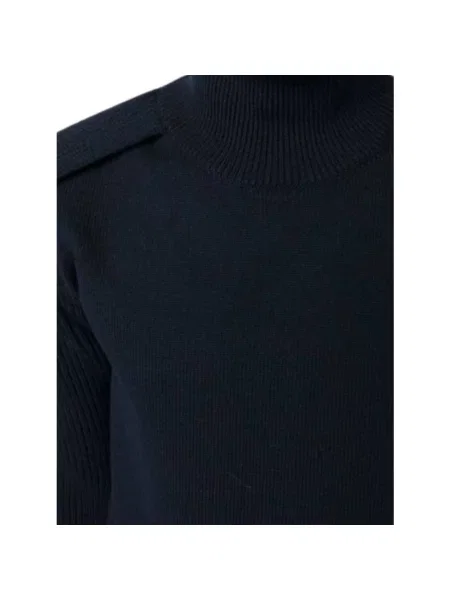 Sweter Jil Sander wełniany z długim rękawem niebieski