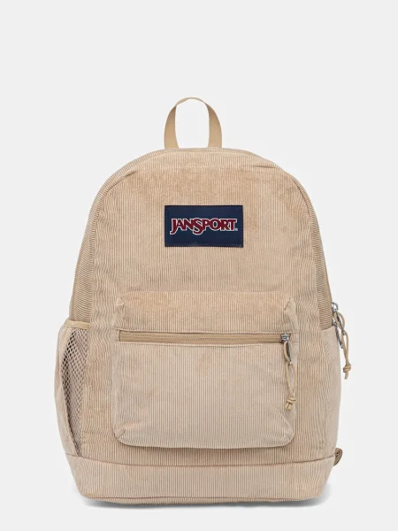 Раница Jansport голям с изчистен дизайн бежово