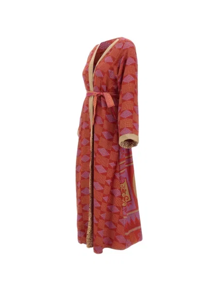 Jedwabna sukienka Picus Viridis czerwona