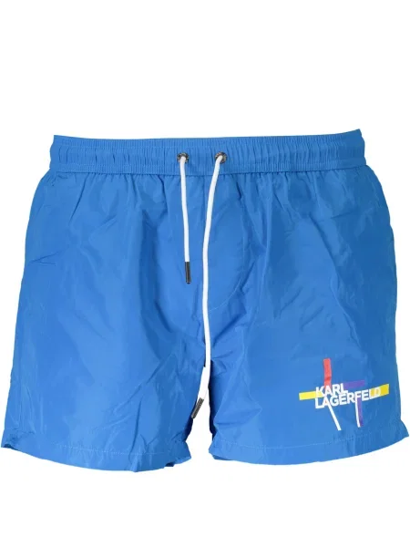 Plavalne hlačke Karl Lagerfeld Beachwear modra