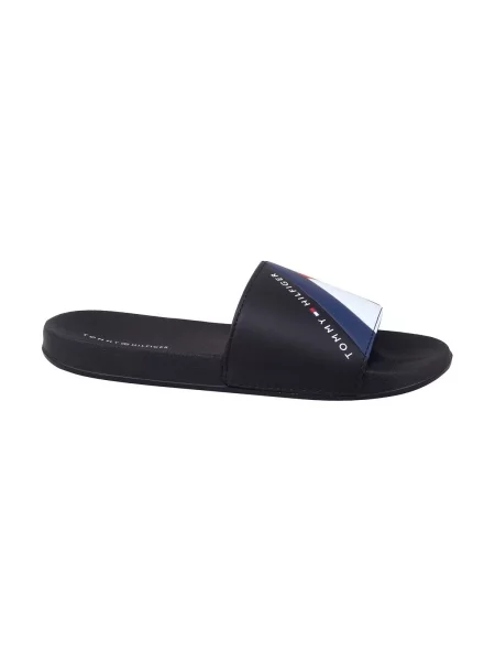 Natikače Tommy Hilfiger crna