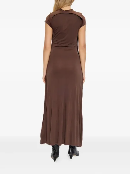 Rochie maxi Diesel de costum maro
