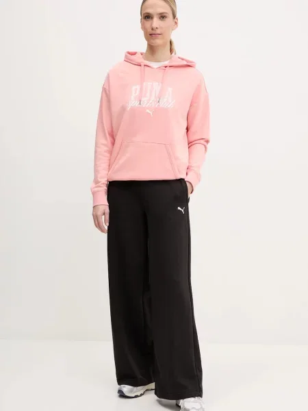 Однотонные спортивные штаны Puma черные