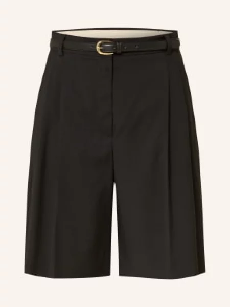 Max Mara Studio Šortky Adorno černá