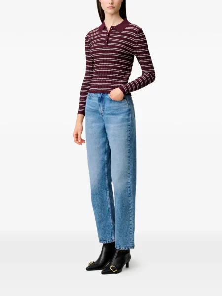 Džíny Claudie Pierlot s 5 kapsami modré