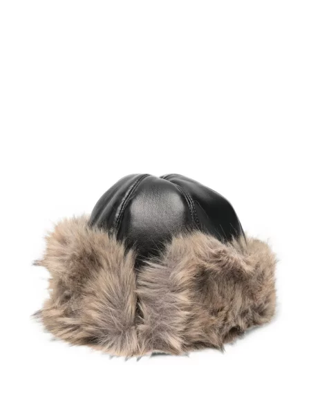Garnitură de blană căciulă Stand Studio cu blană negru