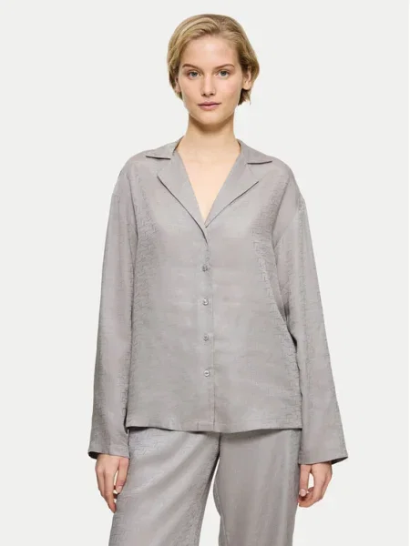 Triumph Cămașă pijama Silky Sensuality gri