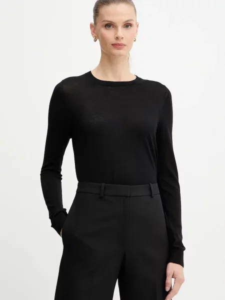 BOSS pulover pentru femei din lână Ferpina negru