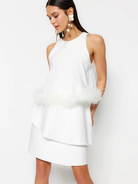 Rochie de seară Trendyol gri