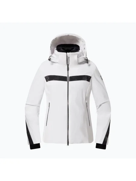 Geacă de schi pentru femei Descente Glitter Line super white alb