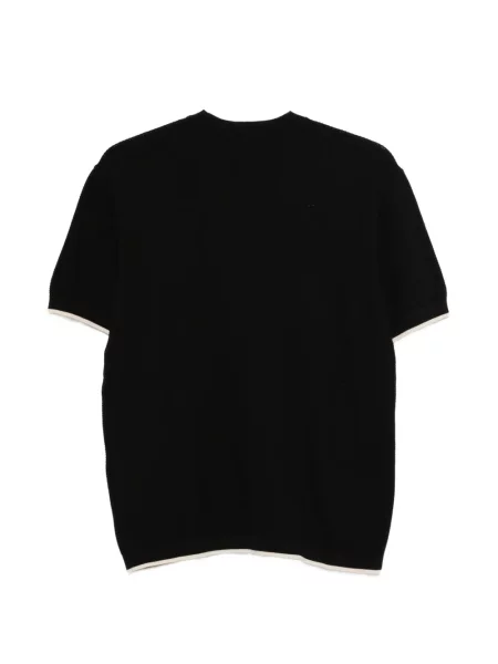 Ριγέ μπλούζα Emporio Armani μαύρο