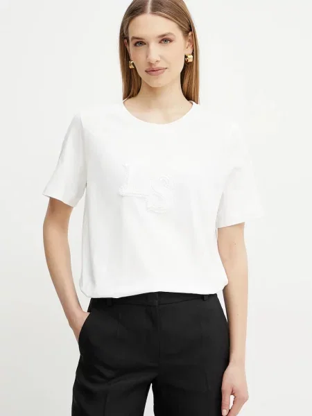 Luisa Spagnoli tricou din femei alb
