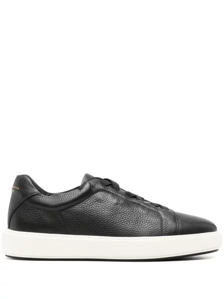 Sneakerși Officine Creative din piele negru