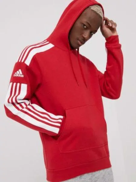 Mikina adidas Performance s aplikací červená