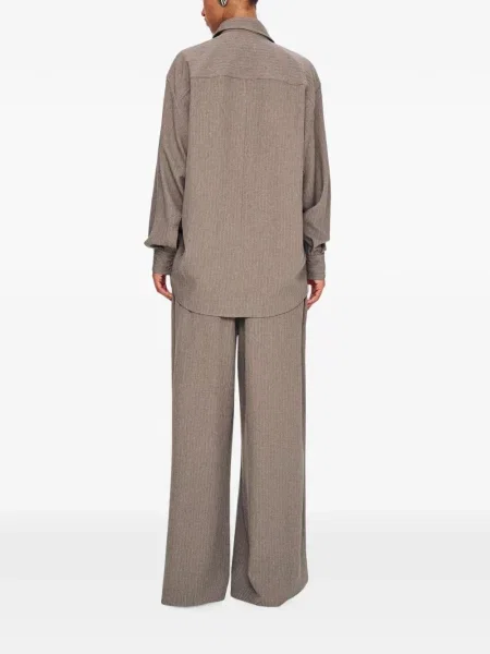 Pantaloni palazzo Ronny Kobo gri