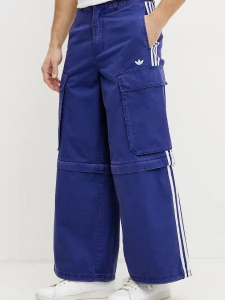 Adidas Originals pantaloni de CARGO PANTS barbati drept violet