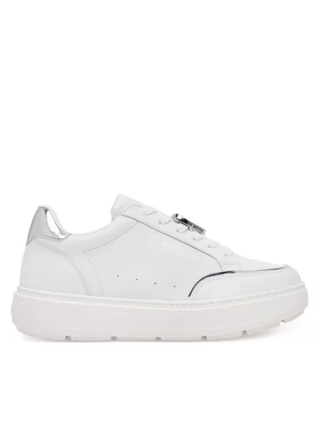 Sneakersy LOVE MOSCHINO białe
