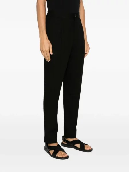 Pantaloni Tessitura conici negru