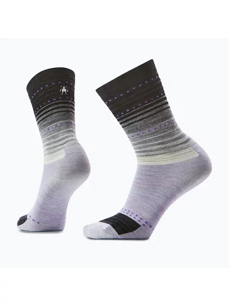 Skarpety Smartwool Everyday Stitch Stripe Crew purple/black czarne