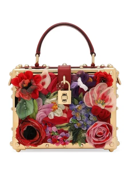 Geantă shopper Dolce & Gabbana Dolce Box roșu
