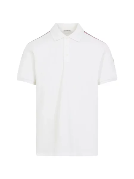 Polo Moncler cu dungi alb