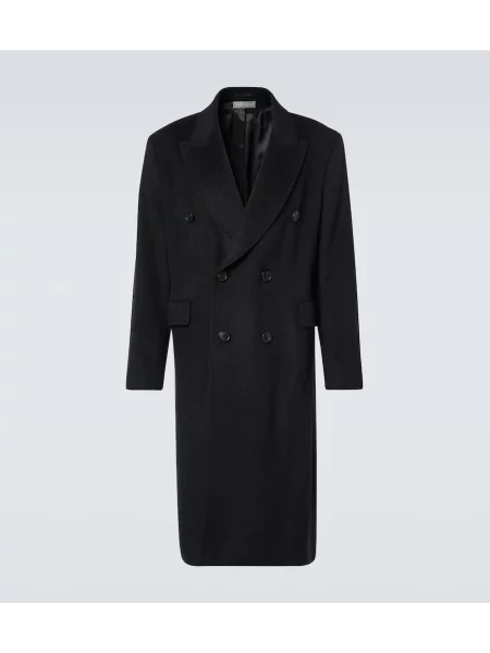 Palton Our Legacy de mohair negru