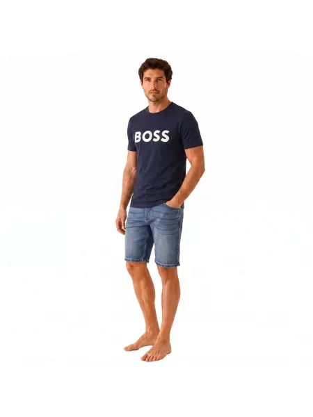 Boss Bodywear Tricou | Relaxed fit albastru