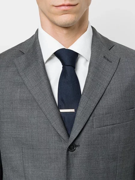 Ilgas kaklaraištis Thom Browne sidabrinė