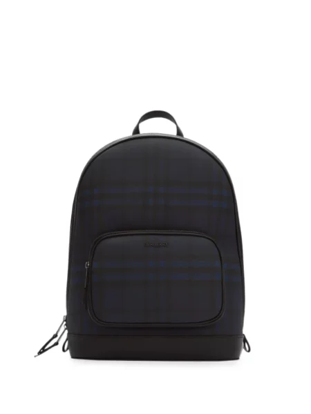 Rucsac Burberry în carouri albastru