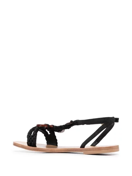 Sandale Alberta Ferretti cu bretele negru