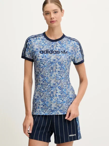 Majica kratkih rukava adidas Originals Liberty za žene tamno plava