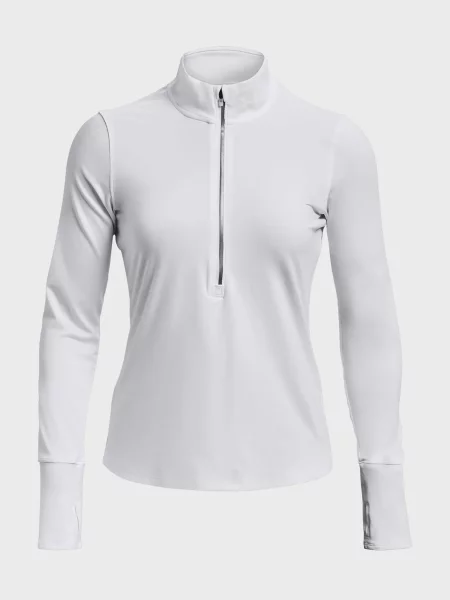 Спортивна кофта Under Armour на півзастібці біла