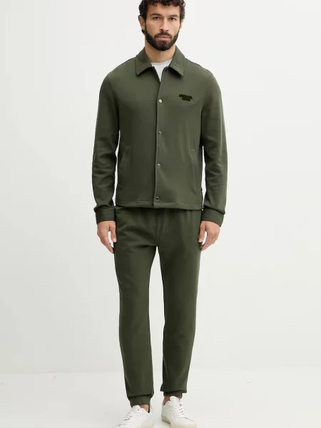 Спортивні штани Michael Kors однотонні зелений