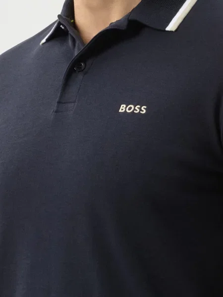 Поло Boss синее