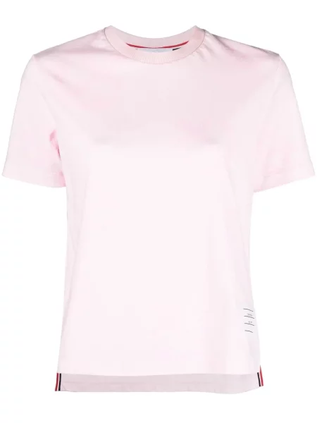 Tricou Thom Browne cu imagine roz