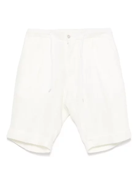 Pantaloni scurți Barba de in alb