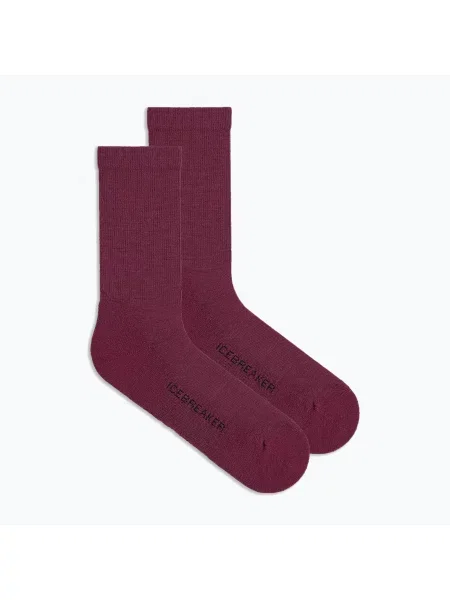Дамски чорапи Icebreaker Merino Lifestyle Light Crew dark berry синьо