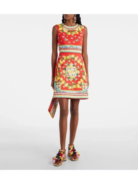 Rochie Dolce&gabbana cu imagine roșu