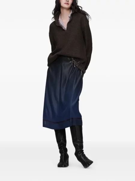 Pulover Maison Margiela de lână maro