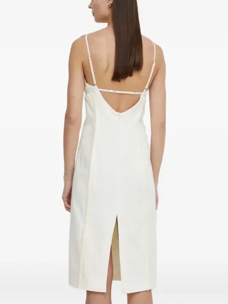 Rochie midi Samsøe Samsøe până la genunchi de costum